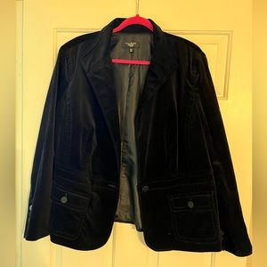 Talbots velour blazer - Size 18W